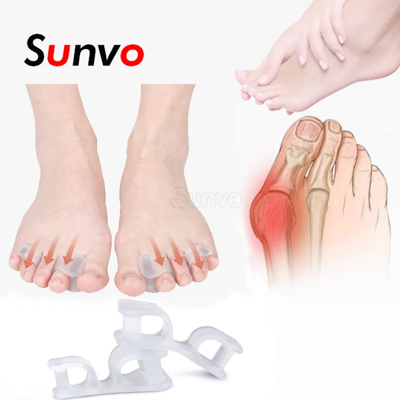 Sunvo Bunion силиконовый гелевый корректор для ног большого пальца вальгусный