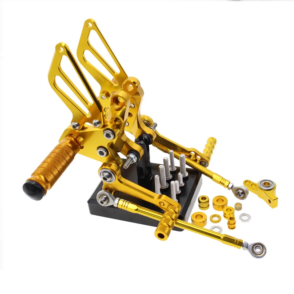 MFS мотоцикл Rearset CNC Регулируемые подножки Аксессуары Для Ducati 848 EV0 2008 2009 2010 2011 2012 2013