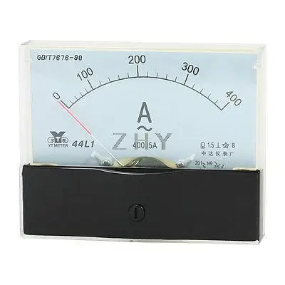 

Fine Turning Dial Panel Ammeter Tester AC 0 - 400A Measuring Range 44L1