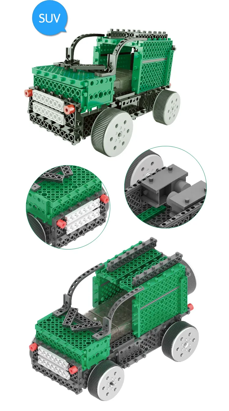 3 in 1 4Channel educational toys RC plastic bricks set for kids