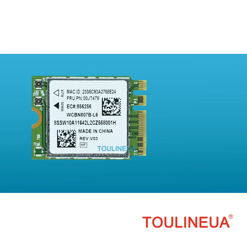 BCM94356Z FRU 00JT478 802.11ac 867Mbps Bluetooth4.1 NGFF M.2 M2 Wlan WiFi Network Card For ...