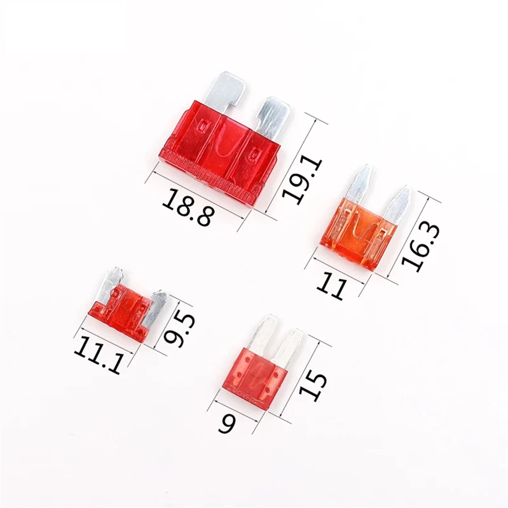 12V Fuse Holder Add-a-Circuit TAP Adapter Micro Mini Standard Ford ATM APM Blade Auto Fuse with 10A Blade Car with Holder fuse holder,car fuses kit