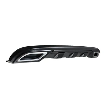 

Hyundai Solaris 2010-2014 rear bumper Diffuser (ABS plastic, embossed) gloss (for painting)