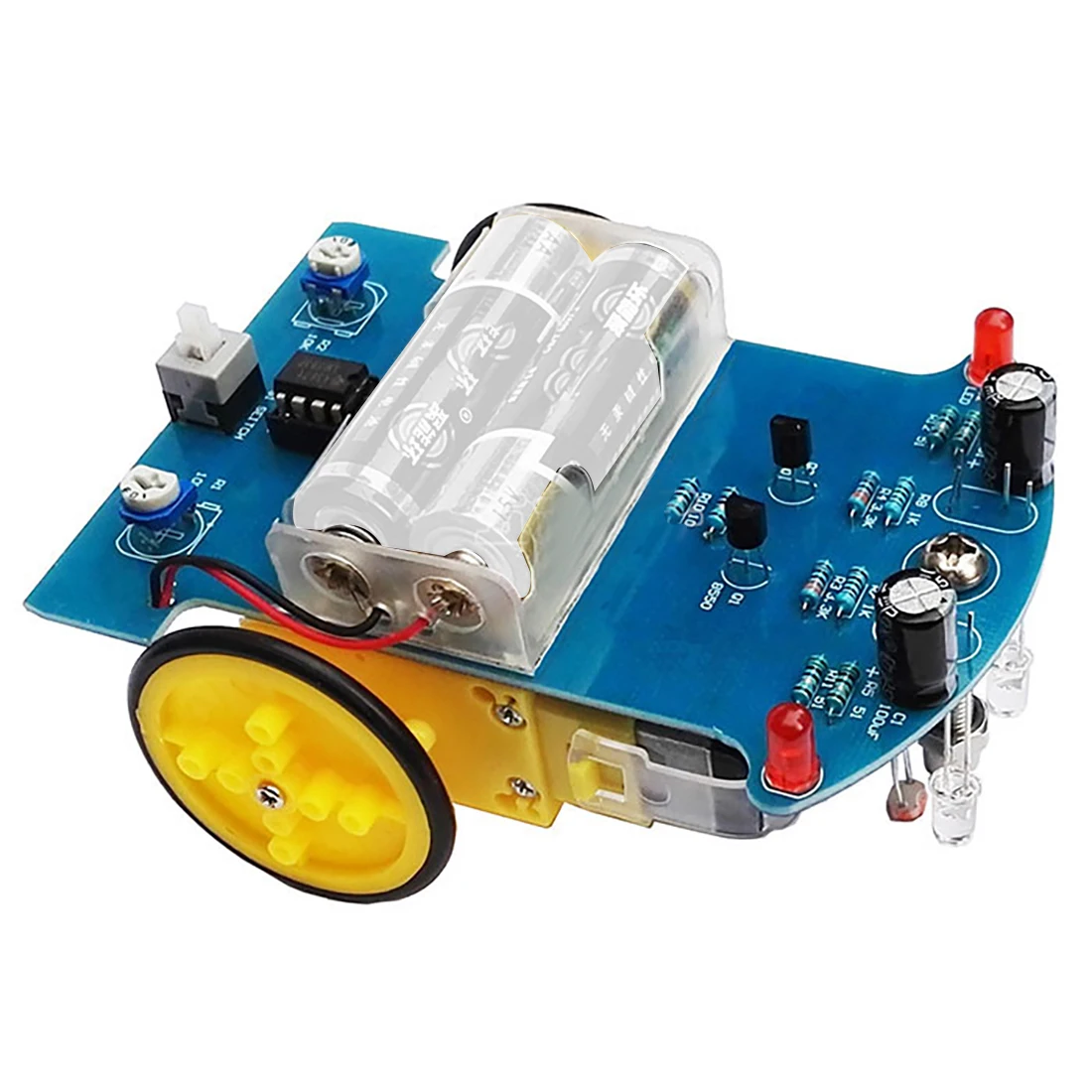 

D2-1 DIY Kit Intelligent Tracking Line Smart Car Kit Motor Electronic DIY Kit Smart Patrol Automobile Parts DIY Electronic Truck