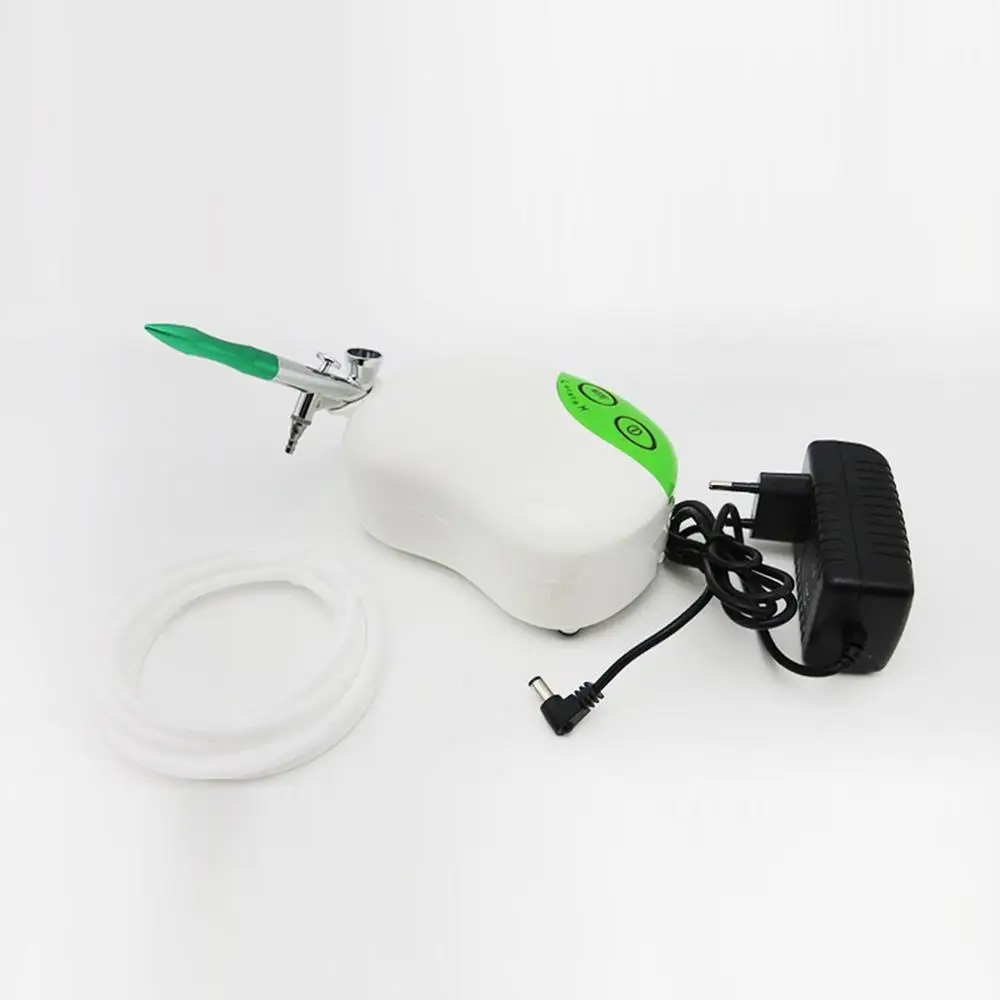 

Portable Oxygen Inject Machine Spray Gun Airbrush Compressor Set Mini Pump Pen Art Painting Tattoo Craft DIY Nail Paint Gun