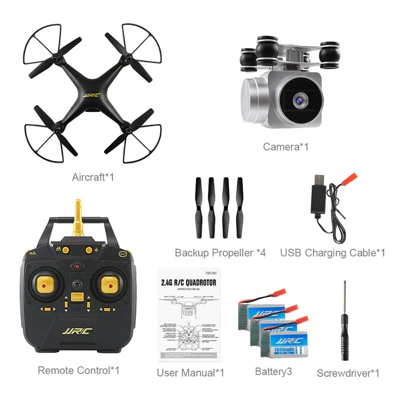 JJRC H68 Bellwether WiFi FPV 2MP 720P HD камера 20 минут время полета RC Дрон Квадрокоптер RTF режим 2 VS