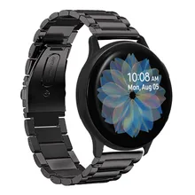 Для Galaxy Watch Active2 40 мм полосы Active 2 44 мм ремешок 20 мм ремешок из нержавеющей стали для samsung Galaxy Watch Active 2 ремешок для часов