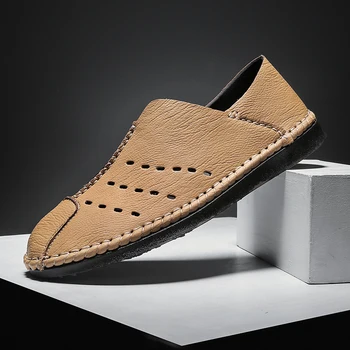 

New Arrival Casual Mens Shoes Slip-on Fashion Shoes Men Good Quality Luxury Brand Men Shoes Comfortable Men Flats Shoe Handmade