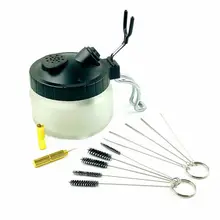 Горячая XD-новая Аэрограф для чистки горшка стабилизатор стеклянная банка держатель для бутылок краска станция фильтр инструмент для ремонта торта иглы краска для тела