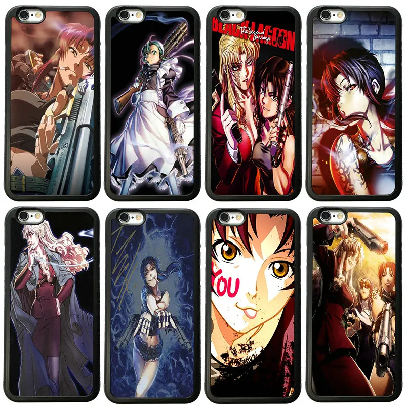 Чехол для мобильного телефона Black Lagoon Anime жесткий пластиковый чехол iphone 8 7 6 6S Plus X XR