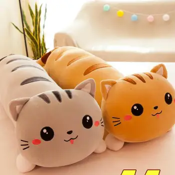 

Ant Funny Pillow Cat Plush Toys Animal Creative Cute Cat Long Soft Pillow Sleep Pillow Stuffed Gift Doll For Kids Pilow Cute