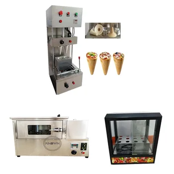 

spiral pizza cone maker machine pizza cone oven pizza cone display with 2 heads pizza cones size
