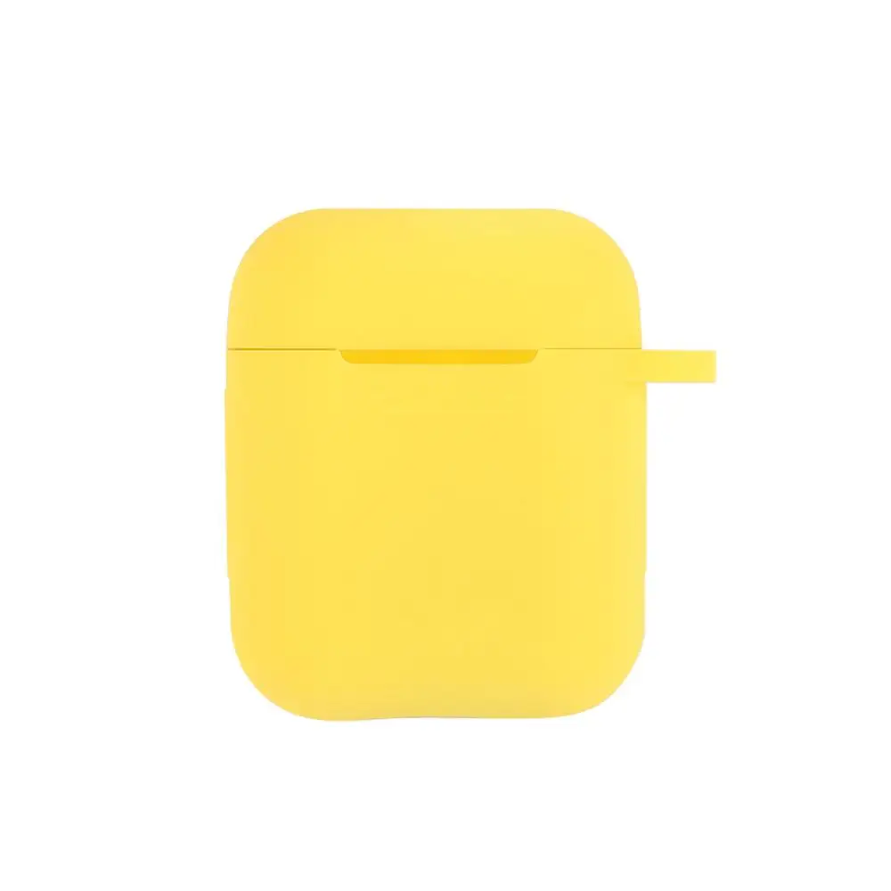 Милый мультяшный беспроводной Чехол для наушников для Apple AirPods 2 Силиконовый чехол для зарядки наушников Защитный чехол для AirPods - Цвет: Yellow