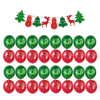 

Christmas Decorations Balloon Non-woven Elk Party Banner Christmas Party Decorations for Banquet Festival Xmas Party Supplies