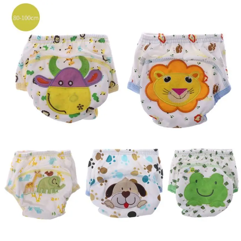 5Pcs Baby Waterproof Underwear Soft Cotton Anti Leaking TPU Lining
