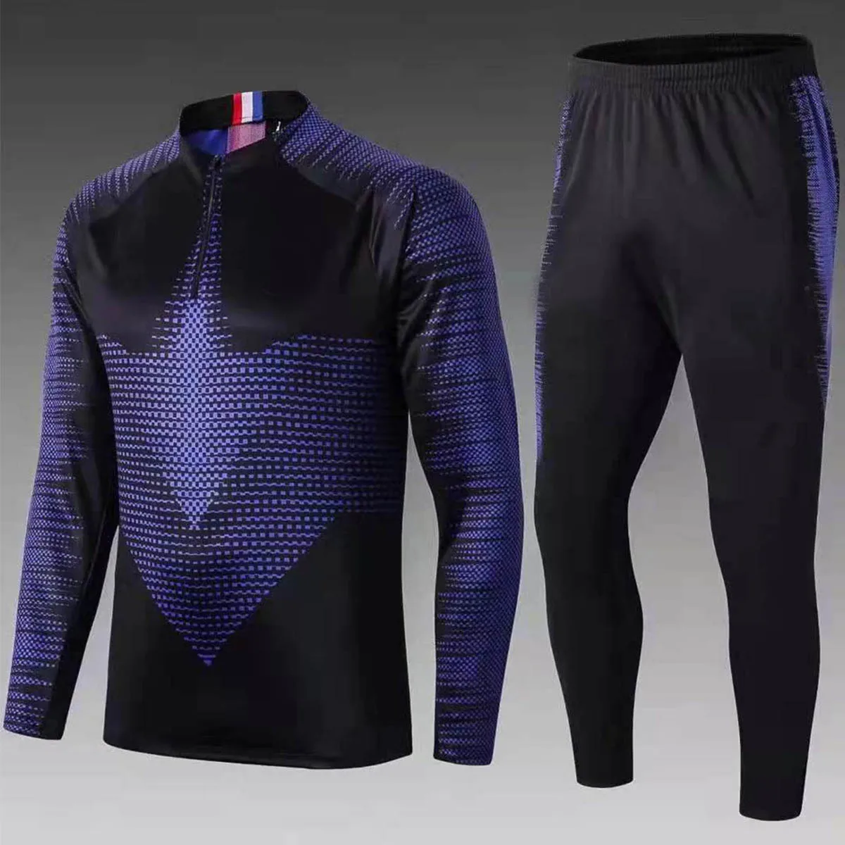 Мужской футбольный тренировочный костюм, куртка, Футбольная форма тренировочная рубашка, спортивные штаны, форма для бега, пиджак по индивидуальному заказу