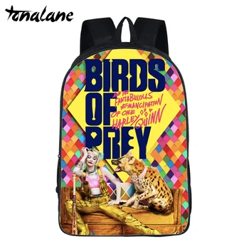 

Birds of Prey Harley Quinn Backpack School Bags for Teenagers Boys Girls Laptop Backpack Streetwear Casual Travel Bags