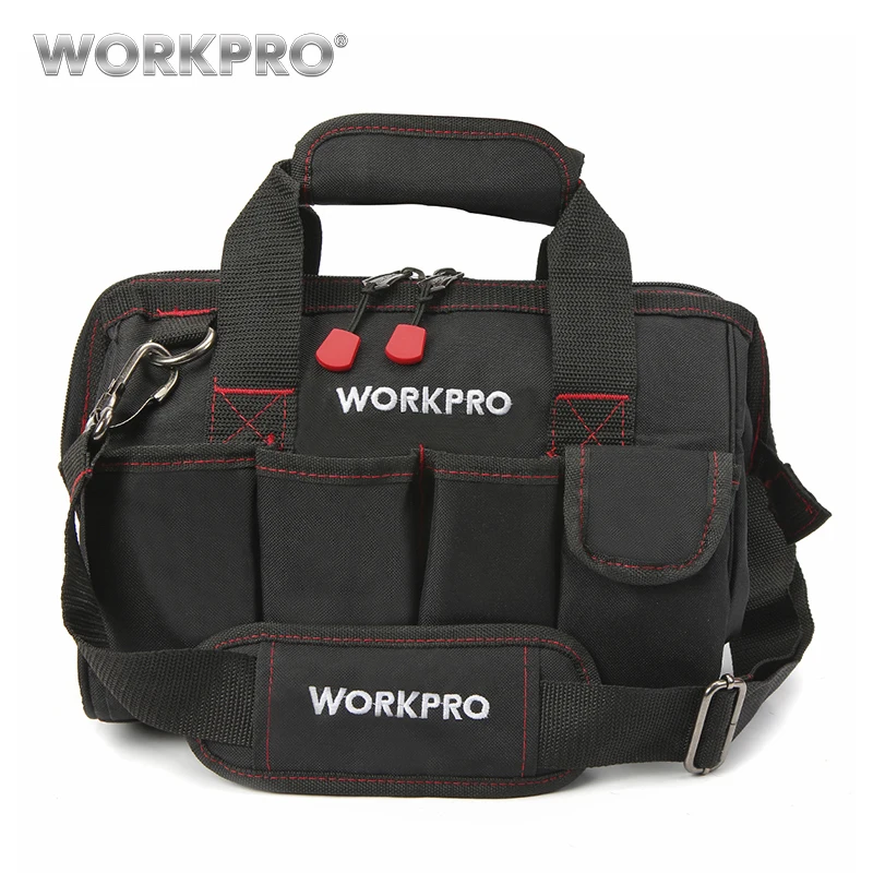 WORKPRO 12 дюймов сумка для инструментов 600D полиэстер электрик Наплечная Сумка Наборы инструментов сумка