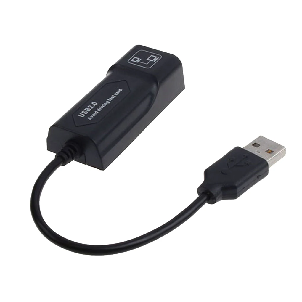 ПК USB2.0 Ethernet адаптер ноутбук сетевая карта USB Lan Мини Сетевой адаптер USB к RJ45 10/100 Мбит/с