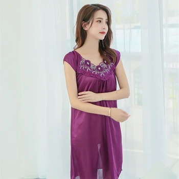 

2019 Sexy Lingerie Sleepdress Nightdress Women Lace Sleepwear Ladies Nightgown Homewear