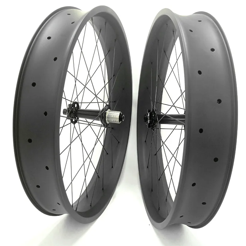 26er Fatbike Disc Carbon Wheels 100x25mm Tubeless Bike Wheel Powerway