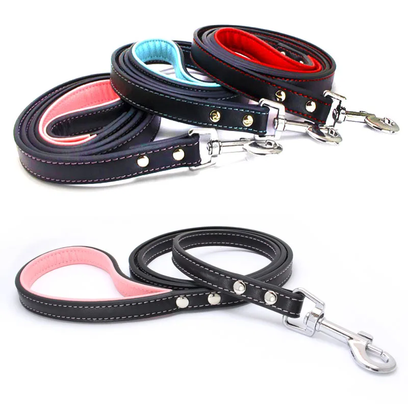 

Dog Leash Harness Leather Lead Pet Dog Puppy Walking Running Leashes Training Rope Belt For Small Medium Large Dogs Pet Supplies