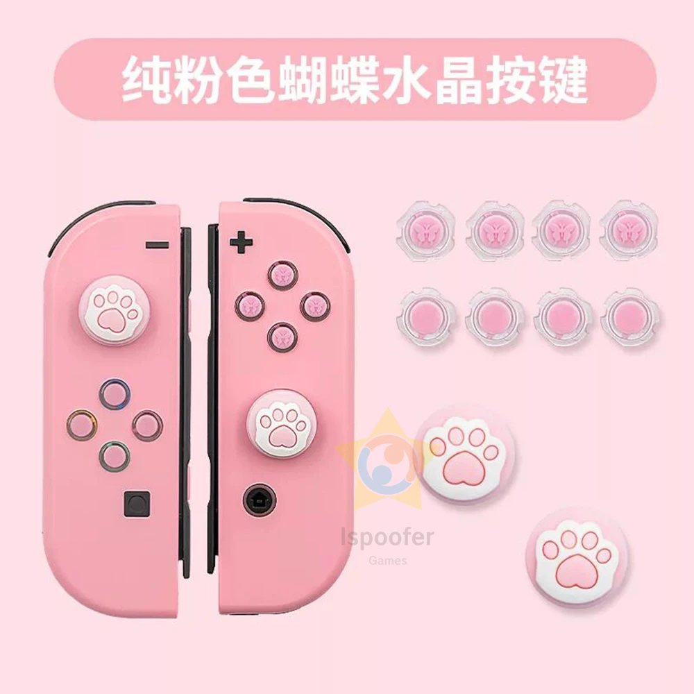 NS Switch JoyCon DIY цветные клавиши ABXY для кнопок колпачки управления переключателями