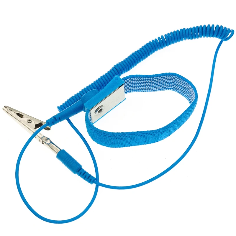Adjustable Anti Static Bracelet Electrostatic ESD Discharge Cable Reusable Wrist Band Strap Hand With Grounding Wire