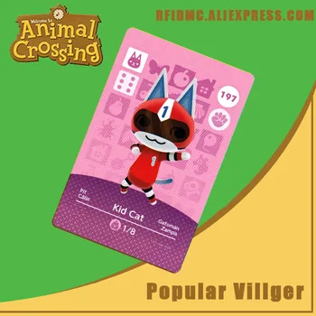 

197 Kid Cat Animal Crossing Card Amiibo for New Horizons