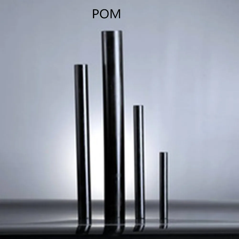 Black 1 м(отрежет до 2 шт) Красочные POM нейлоновые стержни красный синий желтый зеленый палочки Полиоксиметилен стержень - Цвет: Black