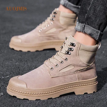 

Martin boots British high-top shoes to help men's boots tide shoes tooling military boots leather boots snow men's shoes