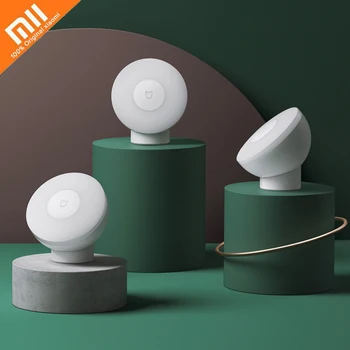 

Xiaomi Mijia Night Light 2 Bluetooth Version Magnetic Attraction LED Night Lamp Adjustable Brightness Infrared Body Sensor