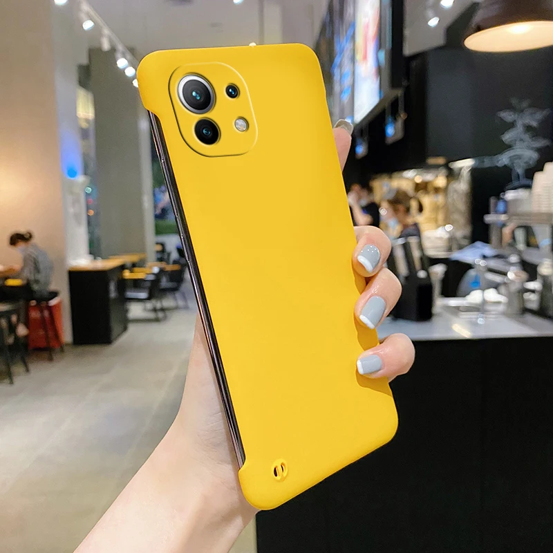 Ultra Thin Frameless PC Phone Case Cover For Xiaomi Mi 11 12 10T Lite Redmi Note 9 9s 10 4G 10S 8 Pro Max 9T Poco F3 5G _voghion.com