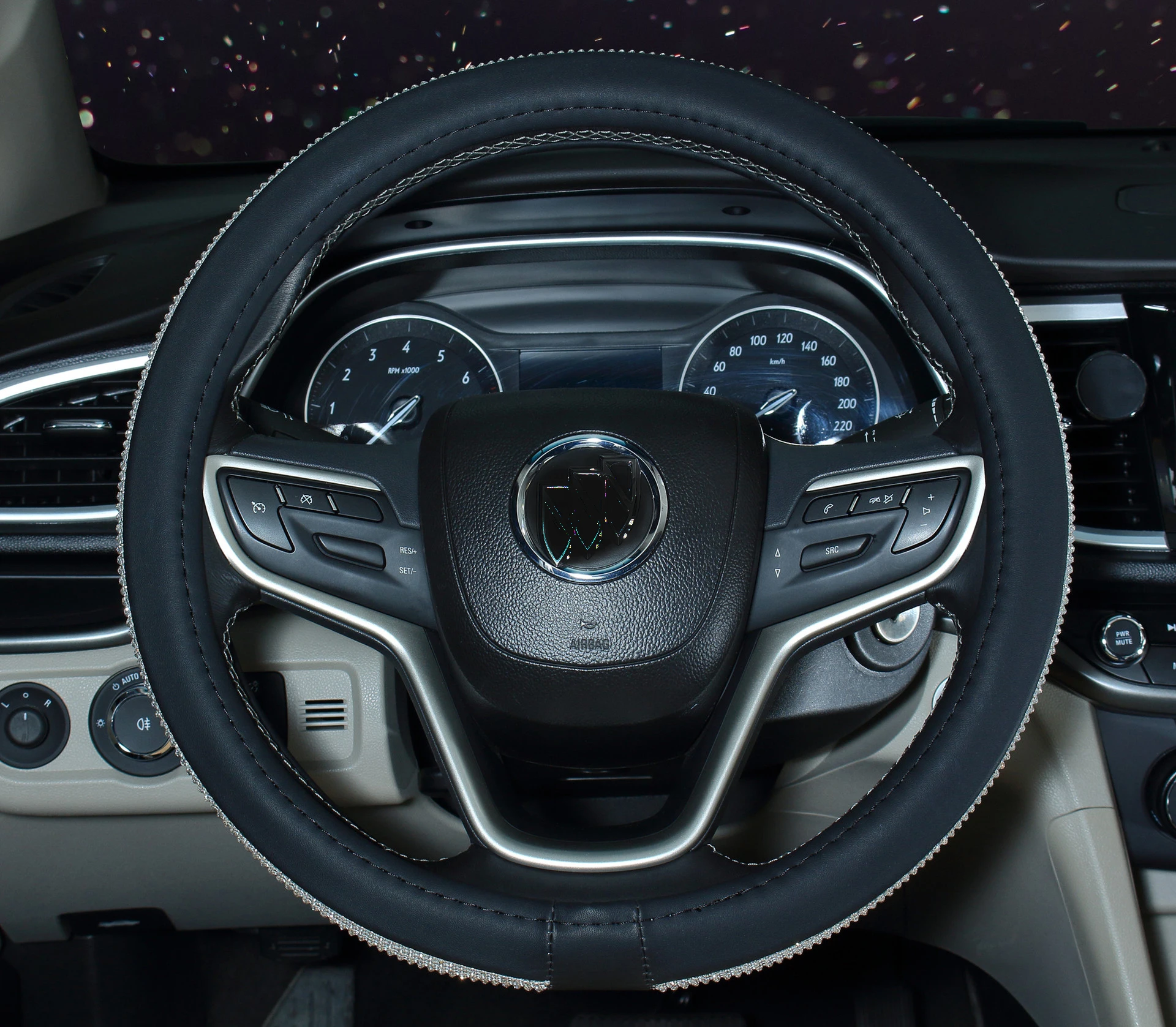 Спортивный кожаный автомобильный чехол на руль для Toyota Volkswagen Fiat hyundai Chery BYD