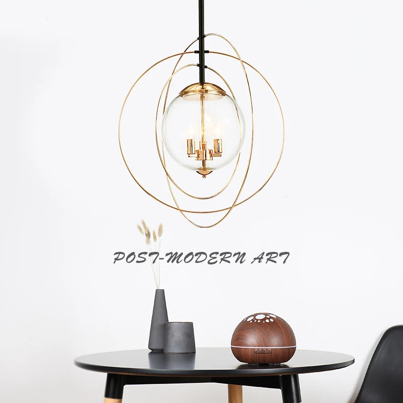 

Creative Personality Postmodern Simplicity Pendant Light Nordic Living Room Restaurant Bedroom Bubble Ball Led Pendant Lamp Bed