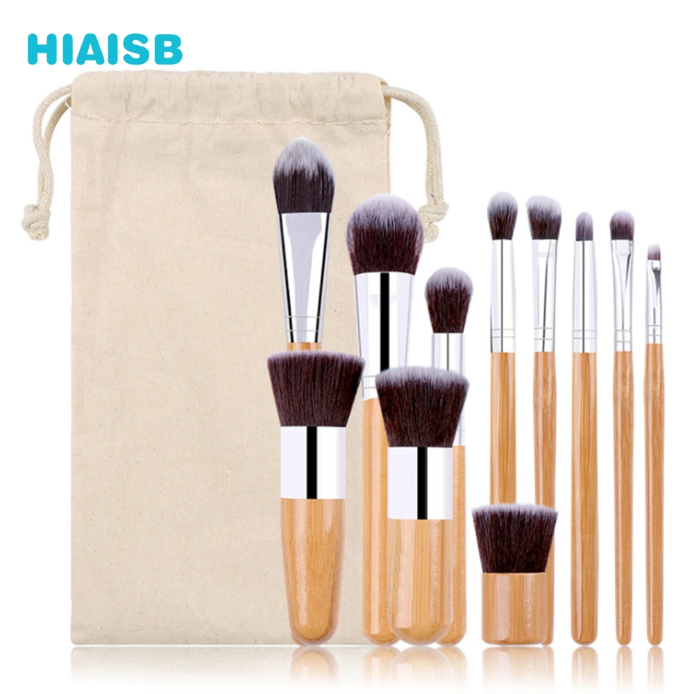 

7PCS Set Make Up Face Makeup Brush Fashion Eyes Makeup Brush With Lovely Travel Makeup Case Box HIAISB