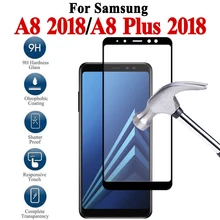 Защитное стекло для samsung galaxy a8 Защитная пленка для экрана samsun galax a 8 plus армированный закаленный чехол sumsung sheet tremp