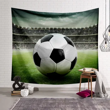 

Football Basketball Tapestry 3D Printing Tapestrying Rectangular Home Decor Wall Hanging 04