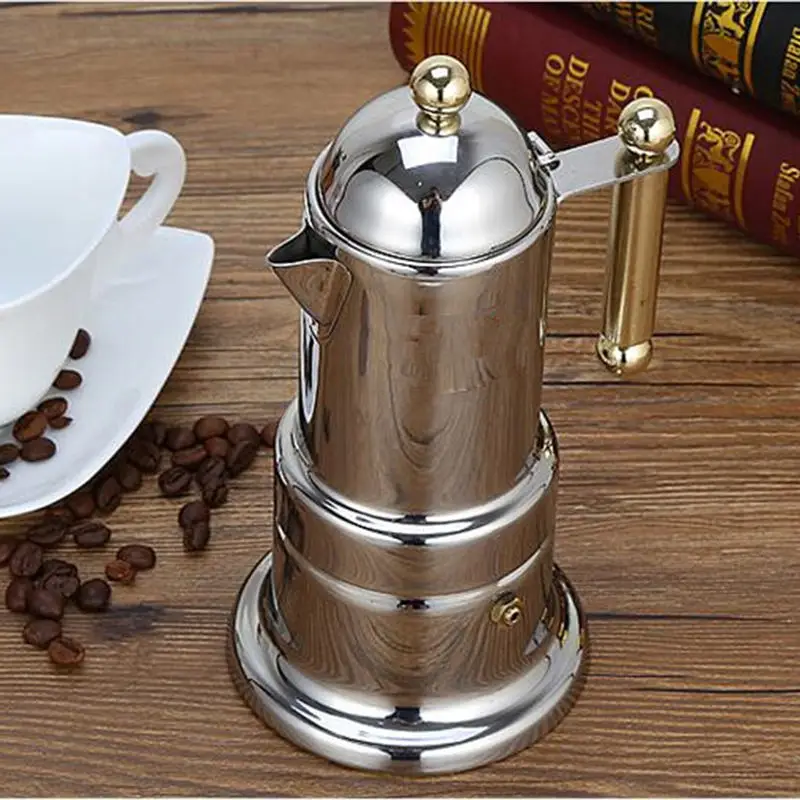 New Moka Pot Coffee Maker Stovetop 