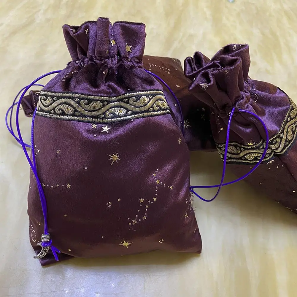 

18 видов стилей Tarot сумка для хранения карт бархатная мягкая сумка для ювелирных изделий Flanne со шнурком для настольных игр