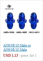 Штыревой AN6 до 1/2 NPT 1/4 NPT 3/8NPT M10* 1,5 M20* 1,5 прямой адаптер, фитинг для автоматического шланга, фитинг для мужского масляного охладителя