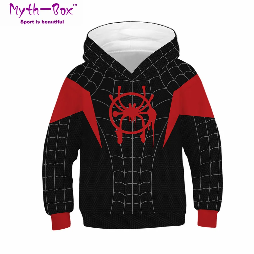 Autumn Winter Children's Hoodies Superhero's Print Coat Kids Sweatshirt Junior Child Teen Hoody Tops 5-14y Boy's Hooded Sweater
