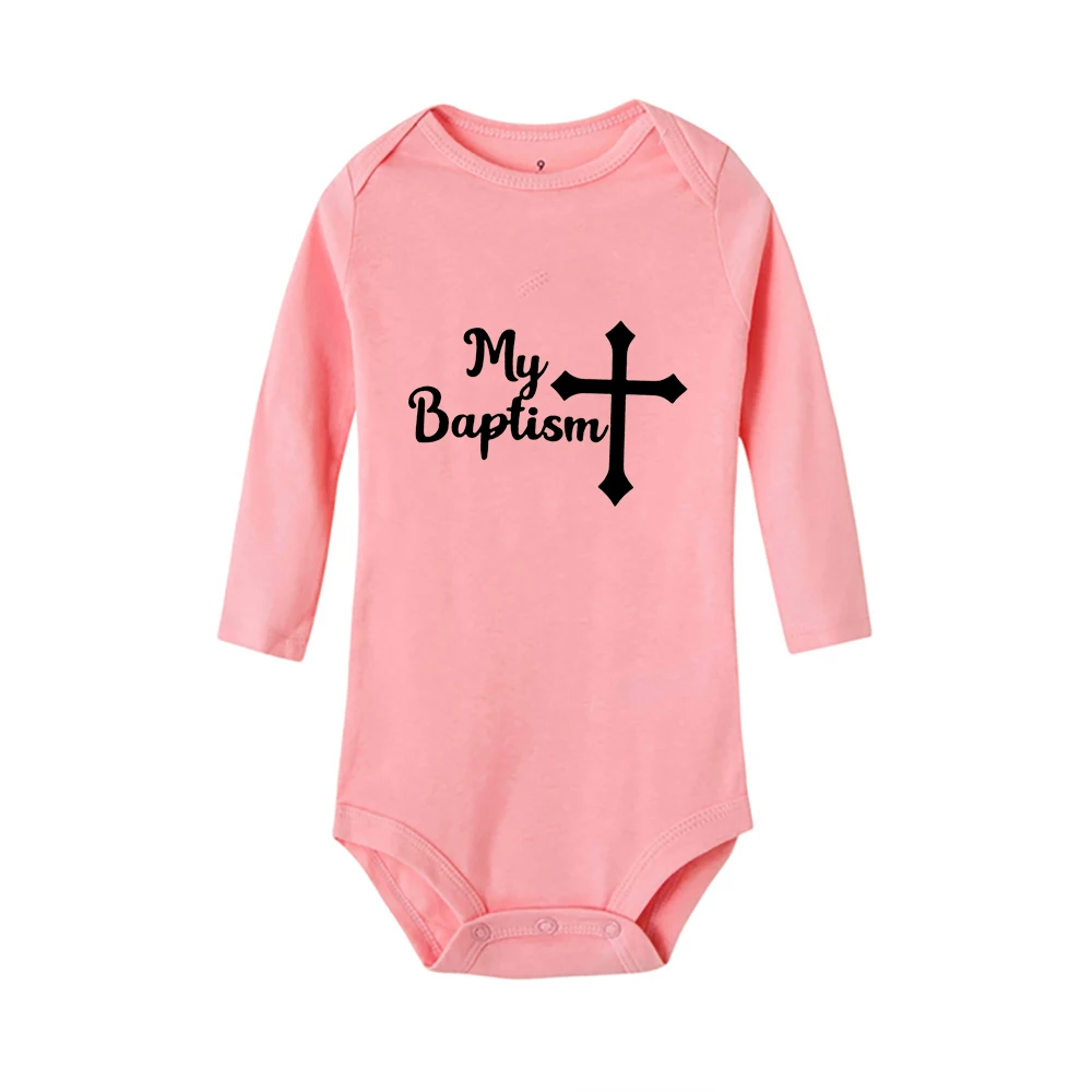 carters baby bodysuits	 My Baptism Newborn Rompers Personalized Baby Boy Girls Crawling Bodysuits Toddler Infant Long Sleeve Clothing Christening Gifts Baby Bodysuits classic Baby Rompers