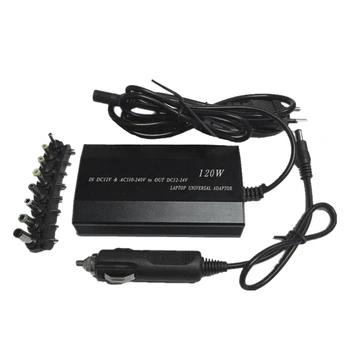 

Multifunction Laptop Adapter Power Charger Universal 120W Laptop Car DC Charger Notebook AC Adapter Power-EU Plug