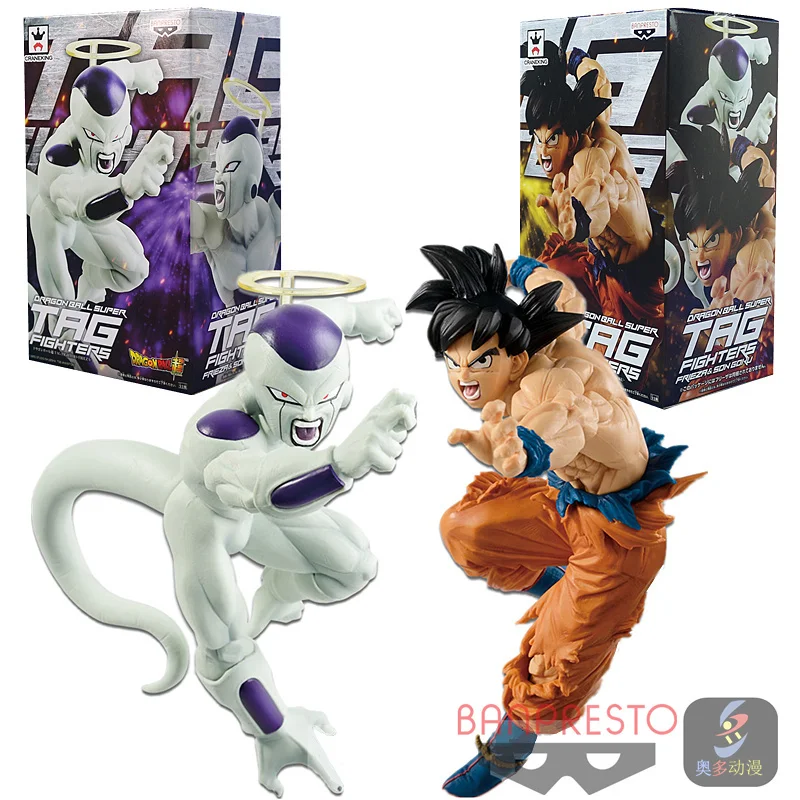 BANPRESTO оригинальный Dragon Ball Z DBZ Tag Fighters Goku VS Freeza экшн-фигурка игрушки Фигурки Модель