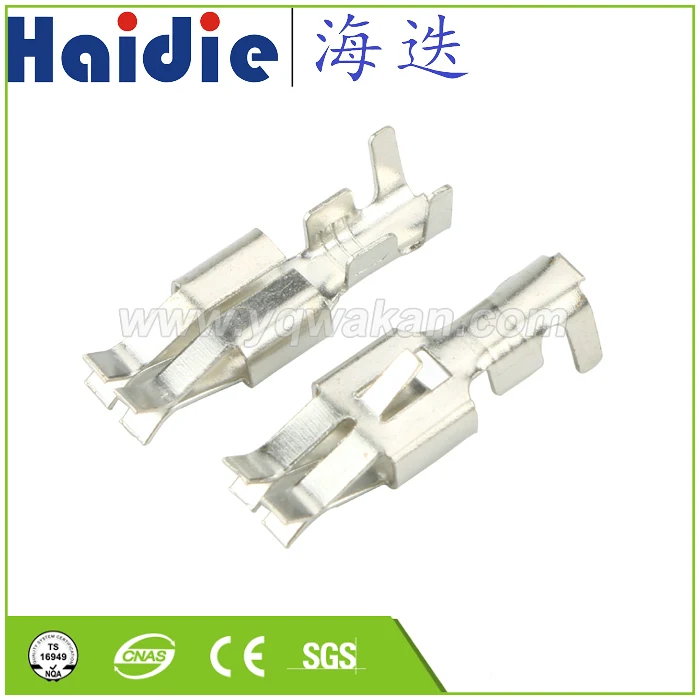 

Free shipping 100pcs auto terminal for wiring connector, G214 crimp terminals loose pins termianls DJ6212-E6.3C