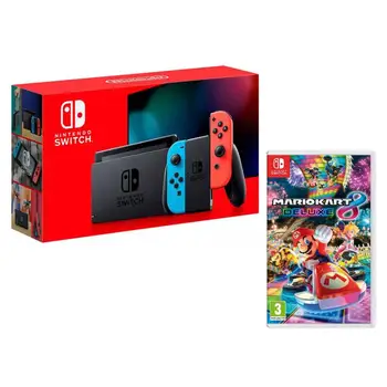 

Nintendo Switch console 32gb blue/red Neon V2 + Super Mario Odyssey