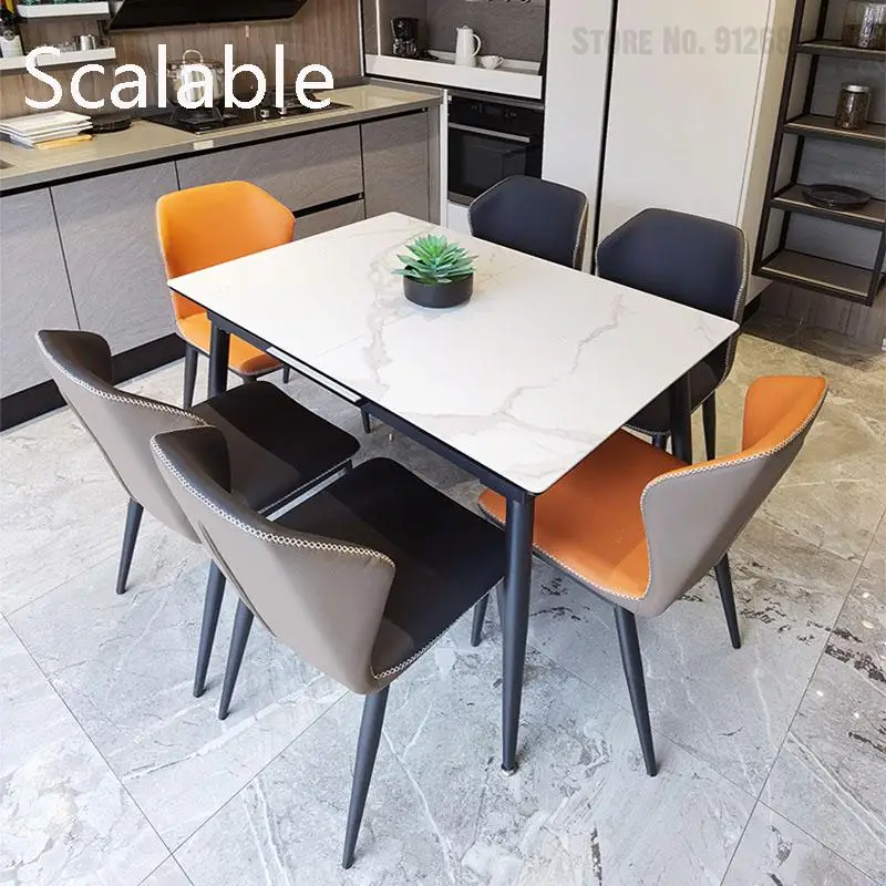 The dining table can extend 1.1 / 1.2 1.3 1.5m and the pull-out type is a general economical for large small hous | Мебель