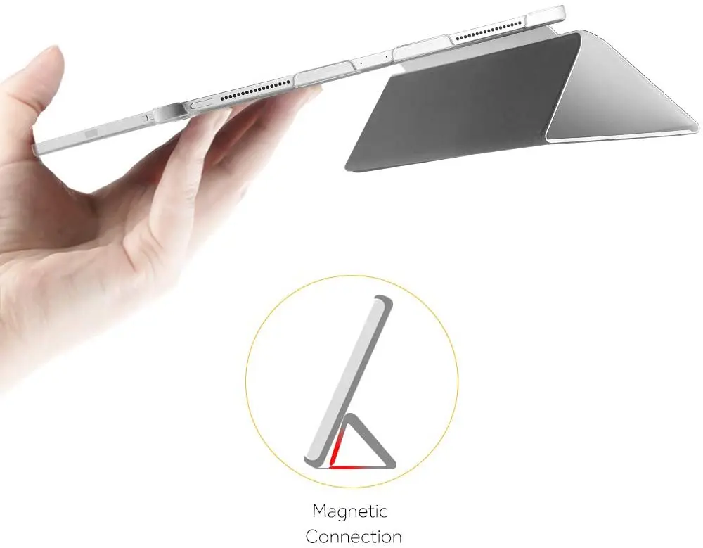 Чехол EasyAcc для iPad Pro12.9 2018 с поддержкой беспроводной зарядки Apple Pencil мягкий чехол из