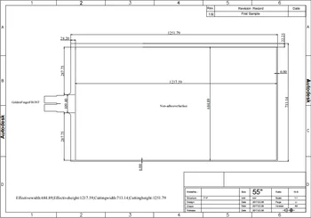

55 inch capacitive touch film 20 points Interactive Touch Foil Film Wide screen Transparency USB port Support